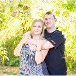 Fall Leaves and Sweet Smiles. Tim and Brianna. Oak Glen Engagement Photographers