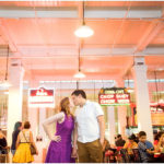 Colorful Arts District Engagement Session. Downtown Los Angeles Wedding Photographers