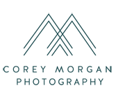 Corey Morgan Photography – southern california wedding and lifestyle photography logo